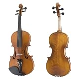 Mendini MV500 Ebony Fitted 4/4 Full Size Violin Outfit