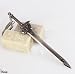 Anime Sword Art Online Kirito Black Sword key chain Cosplay (Copper)