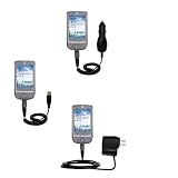 Deluxe Kit for the i-Mate PDA-N PPC includes a USB cable with Car and Wall Charger - Gomadic Brand w/ TipExchange Technology