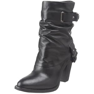 Buy Matisse Ladies Amigo Ankle Boot With Buckles And Stacked Heel by Matisse
