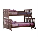 IMAGE OF Carrara Twin over Full Bunk Bed in Espresso