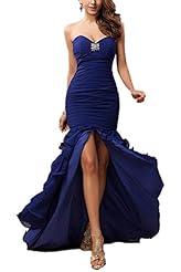 Lace-Up Slit 2015 Mermaid Homecoming Dress/Prom Dress 