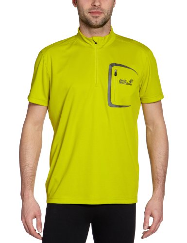 Jack Wolfskin Herren T-Shirt Coolmax Half Zip, wild lime, L, 1801211-4240004 Preisvergleich