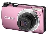Canon PowerShot A3300 IS Digital Camera - Pink (16.0 MP, 5x Optical Zoom) 3.0 inch TFT LCD