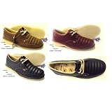POD Heritage Classic Quilted Leather Shoes in Burgundy,Navy and Dark Brownby Pod