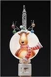 Pack of 6 Whimsical Reindeer Christmas Bubble Night Lights #165338