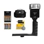 Cameta Digital Slave Flash + Sunpak Grip + Case + Accessory Kit For Fuji FinePix J20, J50, J250, Z20fd, Z5fd, S100fs, S1500, S1000fd, S8100fd, S2000HD, F60fd, Z30, Z33WP, F200EXR Cameras