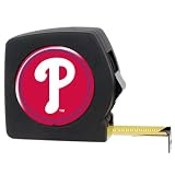 Sports MLB PHILLIES 25' Black Tape Measure/Black