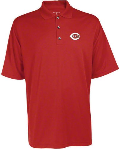 Cincinnati Reds Exceed Desert Dry Red Polo Shirt