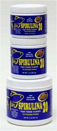 Zoo Med Spirulina 20 Flake Fish Food, 4-Ounce
