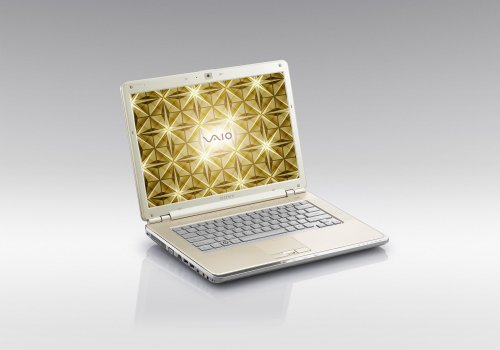 Sony VAIO VGN-CR510E & N 14.1-inch Laptop (2.0 GHz Intel Core 2 Duo T5750 Processor, 3 GB RAM, 250 GB Hard Drive, Vista Premium) Gold image
