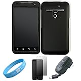 Hard Shell Durable Protective Two Piece Black Snap On Case for T-Mobile LG  ....