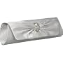 J. Furmani Satin Flap Clutch