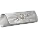 J. Furmani Satin Flap Clutch