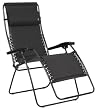 Lafuma RSX Padded Recliner, Black