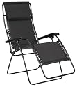 Lafuma RSX Padded Recliner, Black