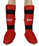 Cobra Shin Instep MMA Vinyl RED