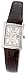 Pierre Cardin, Ladies black leather strap Analogue watch, silver dial