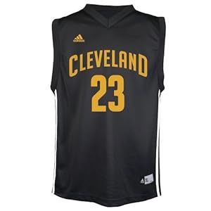 LeBron James Cleveland Cavaliers Adidas Youth Jersey - Black (Youth Medium)