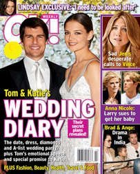 OK Weekly Magazine Tom Cruise & Katie Holmes Wedding October 23, 2006 Issue (Alicia Silverstone, Jennifer Beals, Cameron Mathison)