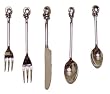 Decorative Stainless Steel Flatware 5pc Place Setting