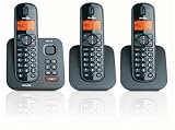 Philips CD1553B/05 Digital Cordless Phone With Answering Machine - Triple Handset