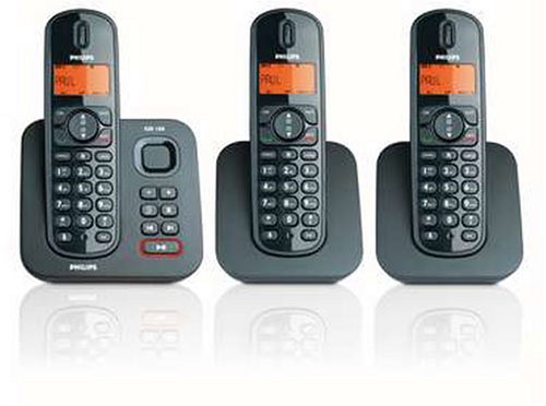 Childrens Toyshop  Electronics : Philips CD1553B/05 Digital Cordless Phone With Answering Machine - Triple Handset