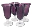 Artland Iris Plum Footed Ice Tea Set Of 4