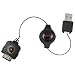 Insten - Retractable Charging and Data USB Cable for PalmOne / Palm Handspring Treo 90 / 180 / 270 / 300 / 600 by Eforcity