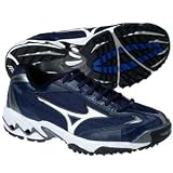 Mizuno Men's Speed Trainer Cleat,Navy/White,8.5 M