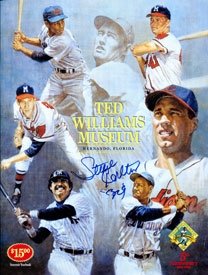 Steve Carlton Autographed Ted Williams Museum Souvenir Yearbook