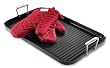 All Clad Grande Grille pan with 2 Red Mitts