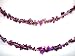 25' Purple Glitter Christmas Decorative Iced Rope Garland