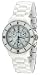 Oniss #ON8044-L Women's Oversized White Ceramic Sports Chronograph Watch