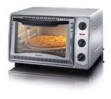 Severin TO 9488 Tischbackofen / 1500 W / 20 L / Sonstige / mit Umluftfunktion / inklusiv Pizzastein