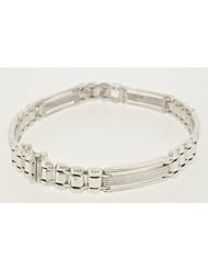 14K White Gold Designer Bracelet