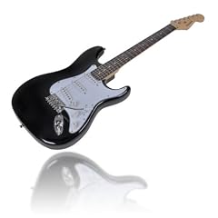 C.GIANT E-Gitarre S-Modell Schwarz mit Palisander-Griffbrett