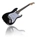 C.GIANT E-Gitarre S-Modell Schwarz mit Palisander-Griffbrett