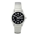 Men's Timex Easy-Reader Quick Date Expandable Watch - Navy / Silver