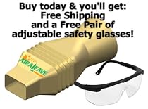 AIRALEAVE: Flex Downspout & Gutter Cleaner. AIRALEAVE is a Valentine Gift for a loved one! Featured on QVC & DIYNETWORK'S Cool Tools. Get FREE U.S. SHIPPING and a Free Pair of Adjustable Safety Glasses when you order Today!