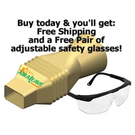 AIRALEAVE: Flex Downspout & Gutter Cleaner. Featured on QVC & DIYNETWORK'S Cool Tools. AIRALEAVE is a GREAT Gift to Give to your Loved Ones! - Get FREE U.S. SHIPPING and a Free Pair of Adjustable Safety Glasses when you order Today!