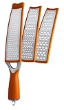 Art and Cook Long Convertible Grater, Orange