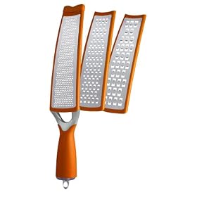 Art and Cook Long Convertible Grater, Orange by Art and Cook