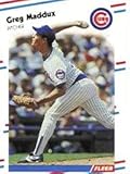 1988 Fleer Greg Maddux Baseball Card #423 - Shipped In Protective Display Case!