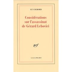 Considerations sur l'assassinat de G�rard lebovici