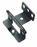 Amerock PK3175TB-ORB Hinge Full Inset Full Wrap Ball Tip Oil Rubbed Bronze, 3/4-Inch Door Thickness