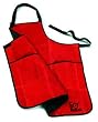 Lodge Red Leather Apron