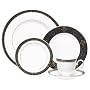 Lenox Vintage Jewel Platinum-Banded Bone China 5-Piece Place Setting, Service for 1