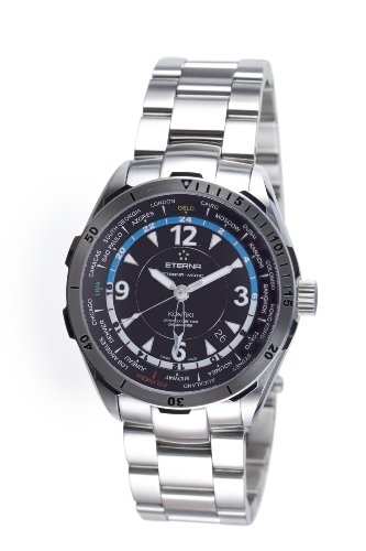 Eterna Men’s 1593.41.40.0215 Kontiki Stainless steel GMT Watch