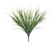SIX 21" Plastic Grass Bushes Two Tone Green, with No Pot